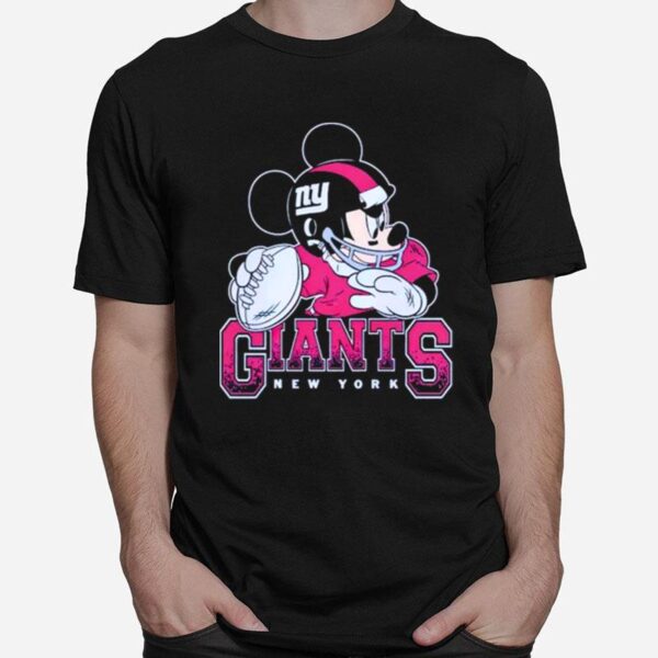 New York Giants Junk Food Disney Mickey T-Shirt