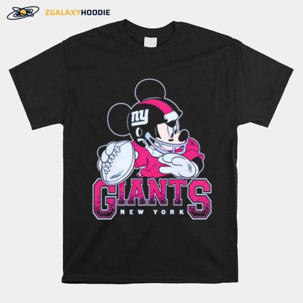 New York Giants Junk Food Disney Mickey T-Shirt