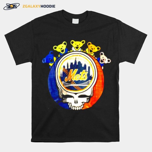 New York Grateful Dead Grateful Bear Mets T-Shirt