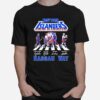 New York Islanders Abbey Road 2023 Nassau Way Signatures T-Shirt