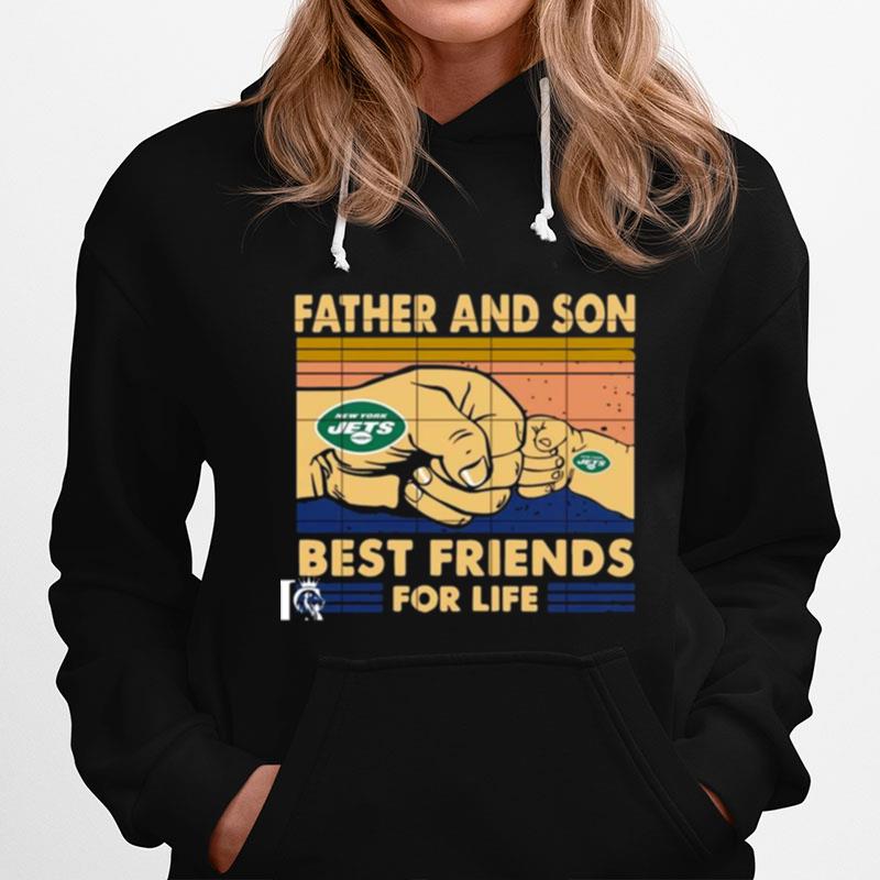 New York Jets And Son Best Friends For Life Hoodie