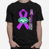 New York Jets Nfl Crucial Catch Intercept Alzheimers T-Shirt