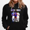 New York Jonathan Taylor Patrick Ewing And Derek Jeters Signature Hoodie