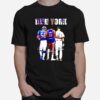 New York Jonathan Taylor Patrick Ewing And Derek Jeters Signature T-Shirt