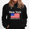 New York Massachubatts American Flag Hoodie