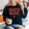 New York Mets Hometown Collection Ya Gotta Believe Sweater