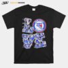 New York Rangers Players Love Fans 2023 Signatures T-Shirt