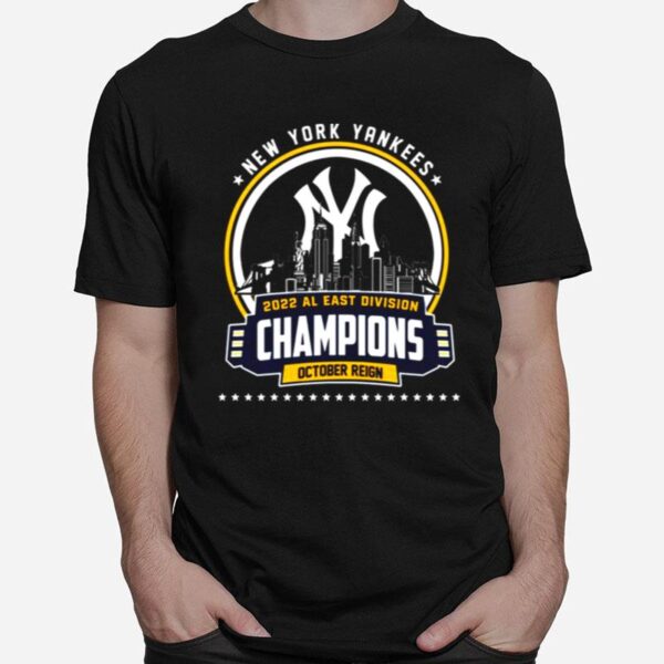 New York Yankees 2022 Al East Division Champion T-Shirt