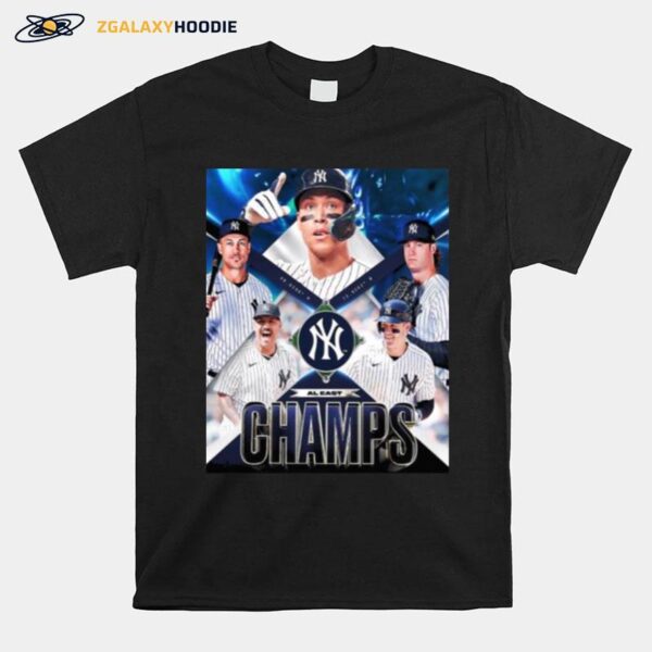 New York Yankees Are The 2022 Al East Champions T-Shirt