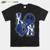 New York Yankees Jack Skellington And Sally Love T-Shirt