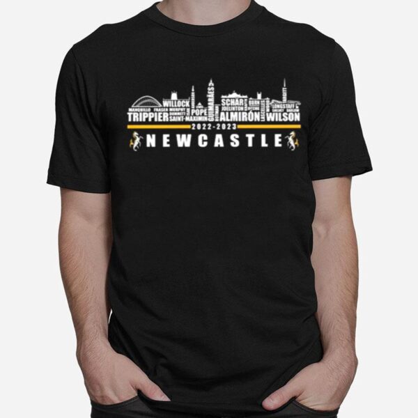 Newcastle 2022 Team Soccer Skyline T-Shirt