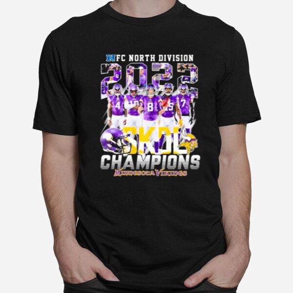 Nfc North Division 2022 Skol Champions Minnesota Vikings T-Shirt