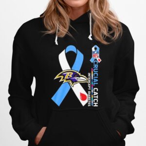 Nfl Baltimore Ravens Crucial Catch Intercept Diabetes Hoodie