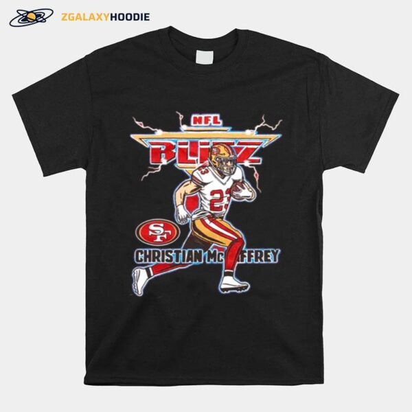 Nfl Blitz 49Ers Christian Mccaffrey Copy T-Shirt