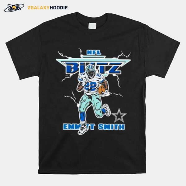 Nfl Blitz Cowboys Emmitt Smith 2022 T-Shirt