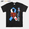 Nfl Chicago Bears Crucial Catch Intercept Diabetes T-Shirt