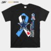 Nfl Dallas Cowboys Crucial Catch Intercept Diabetes T-Shirt