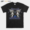 Nfl Dallas Cowboys Logo Black Metallica Wings T-Shirt