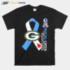 Nfl Green Bay Packers Crucial Catch Intercept Diabetes T-Shirt