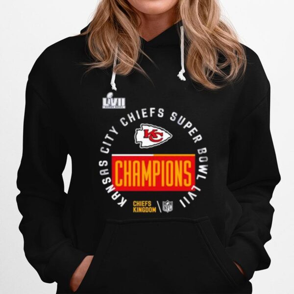 Nfl Kansas City Chiefs Win Super Bowl Lvii Champions Chiefs Kingdom Hoodie