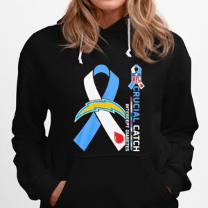 Nfl Los Angeles Chargers Crucial Catch Intercept Diabetes Hoodie