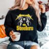 Nfl Pittsburgh Steelers Logo Black Metallica Wings Sweater