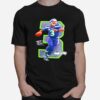 Nfl Seattle Seahawks 3 Russell Wilson Signature T-Shirt