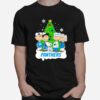 Nfl Snoopy The Peanuts Carolina Panthers Christmas 2022 T-Shirt