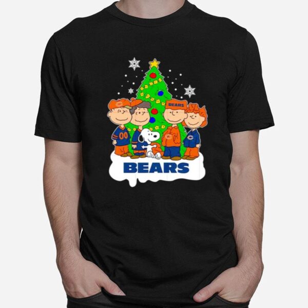 Nfl Snoopy The Peanuts Chicago Bears Christmas 2022 T-Shirt