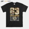 Nhl Boston Bruins 63 Years Of 2023 Thank You For The Memories Signatures T-Shirt