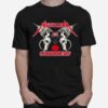 Nhl Montreal Canadiens Logo Black Metallica Wings T-Shirt