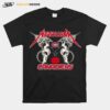 Nhl Montreal Canadiens Logo Black Metallica Wings T-Shirt