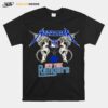 Nhl New York Rangers Logo Black Metallica Wings T-Shirt