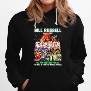 Nice Bill Russell Boston Sport Teams All For One One For All Hoodie