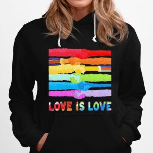 Nice Lgbt Love Is Love Hoodie