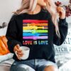 Nice Lgbt Love Is Love Sweater