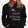 Nice Naughty Antiguan Barbudan Christmas Antigua And Barbuda Hoodie