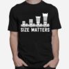 Nice Photography Lens Size Matters T-Shirt