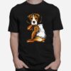 Nice The Beagle Dog I Love Mom T-Shirt