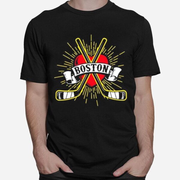 Nick Foligno 17 Heart Of Boston T-Shirt