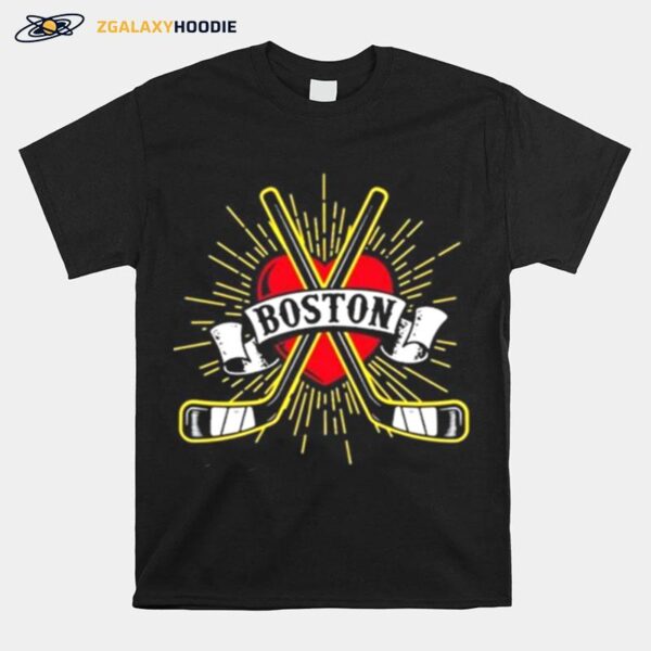 Nick Foligno 17 Heart Of Boston T-Shirt