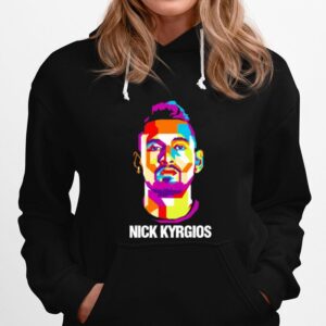 Nick Kyrgios Tennis Vector Art Hoodie