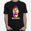 Nick Kyrgios Tennis Vector Art T-Shirt