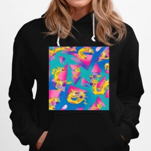 Nickelodeon Catdog 90S Pattern Hoodie