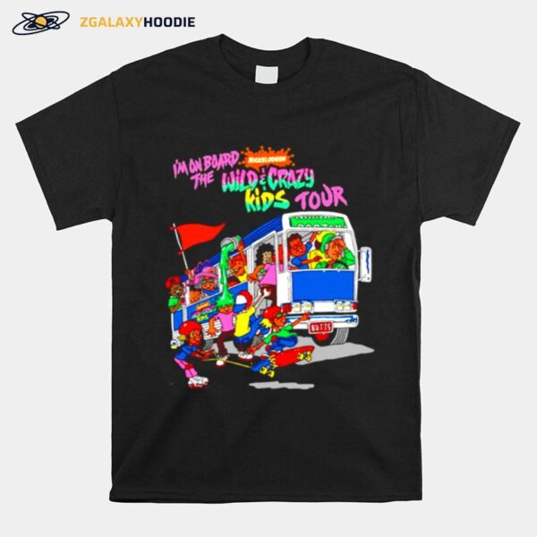 Nickelodeon Im On Board The Wild Crazy Kids Tour T-Shirt