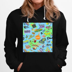 Nicktoons Hawaiian Printapalooza Catdog Hoodie