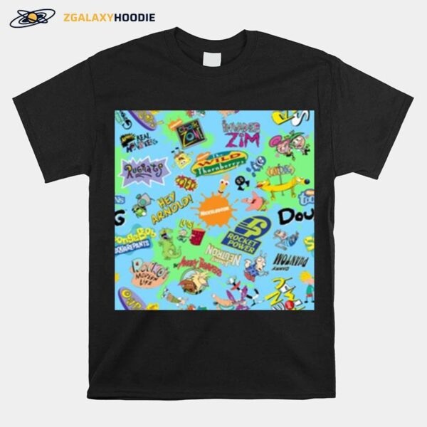 Nicktoons Hawaiian Printapalooza Catdog T-Shirt