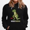 Niedlicher Dinosaurier Eishockey Dinosaurier Hockeysaurus Hoodie