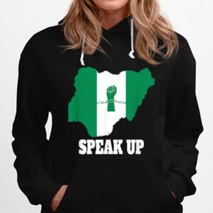 Nigeria Fist In Chains Speak Up Hoodie