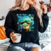 Night Galaxy Yoda Star Wars Sweater